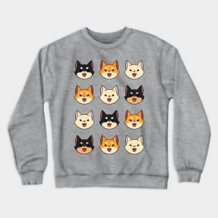 Shiba Grid Crewneck Sweatshirt